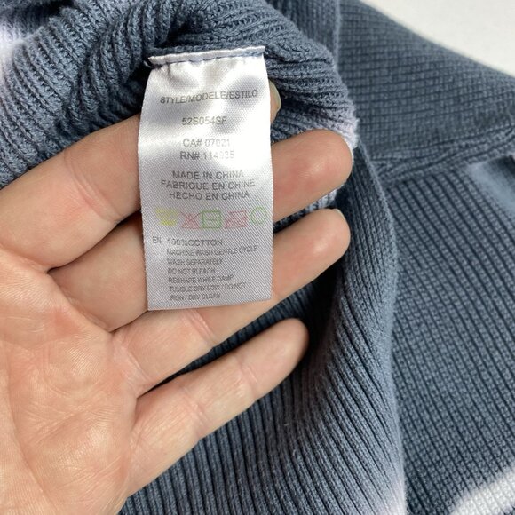 RD Style Womens Sweater Hooded Grey White Tie Dye Crop Boho Hippie Sz M - Picture 4 of 7